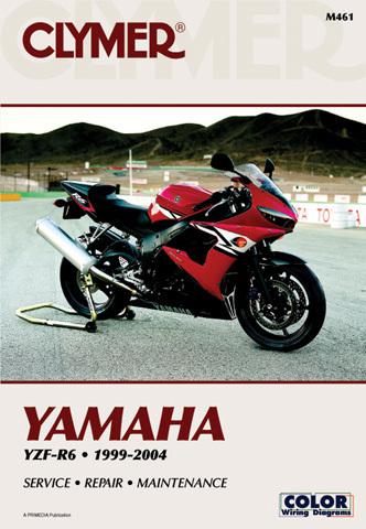1999-2004 yamaha  yzf-r6 clymer manual yamaha yzf-r6 99-04 m461