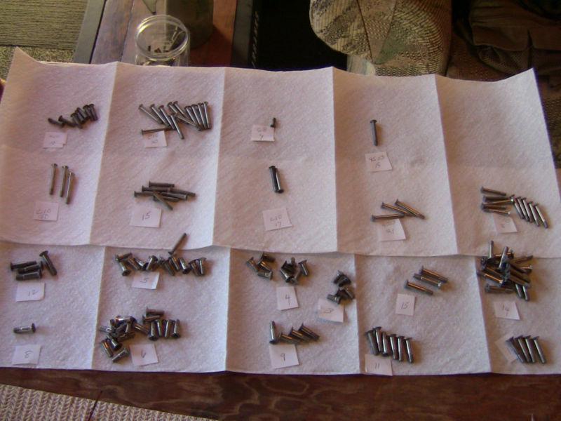 (a lot of 124) nas4204 , nas4503, tri-wing bolts c10, tri-wing bolts 10c pbf, 