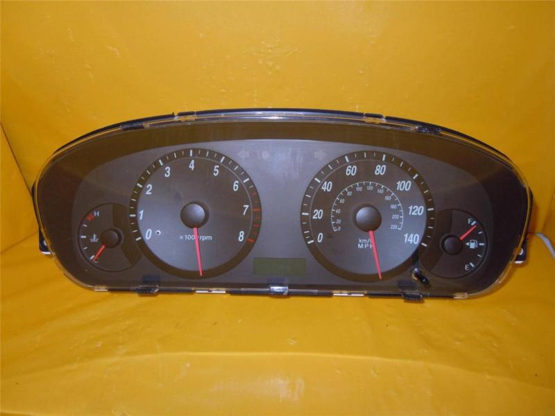 04 05 06 elantra speedometer instrument cluster dash panel gauges