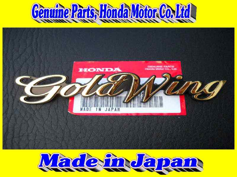 Honda goldwing 1500 genuine side cover emblem one item made  japan 2bs6