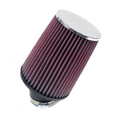 K&n custom air filter 5 1/2" dia round tapered red cotton gauze element rc-4790