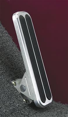 Lokar throttle pedal billet aluminum floor mount rubber insert universal ea