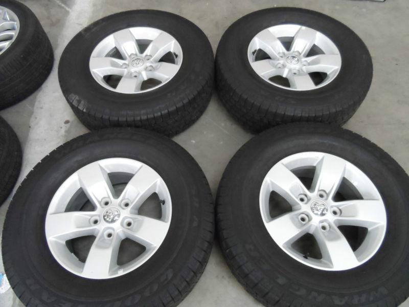 17" factory oem dodge ram durango bighorn wheels w/ goodyear tires 5x139 20 22