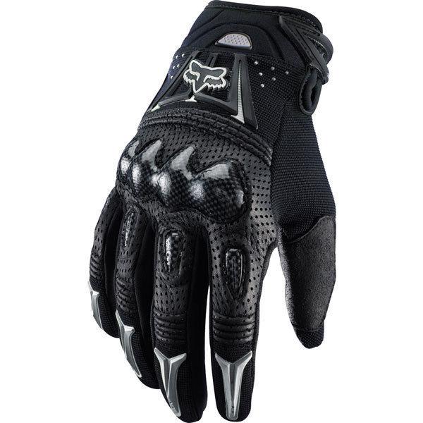 Black xl fox racing bomber gloves 2013 model