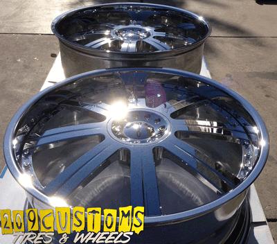 22" inch wheels 2 piece rims tires 5x114.3 giovanna f8 mustang 2011 2012 2013