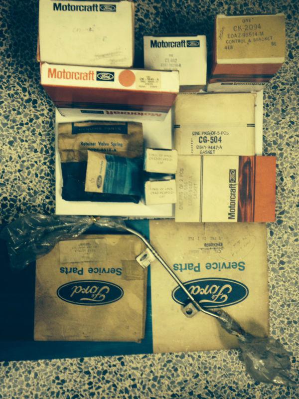 Nos ford parts, obsolete, box lot 6, nr