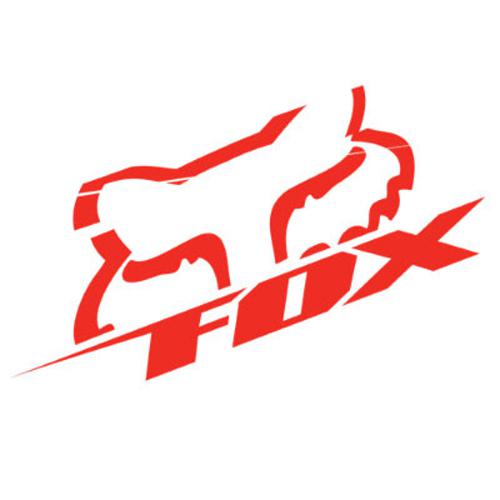 New fox racing blitz die cut  6 1/2" sticker decal -red