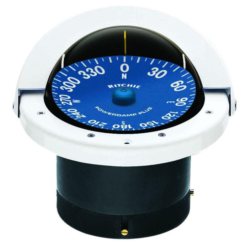 Ritchie ss-2000w supersport boat marine flush compass 4 1/2" dial 12v lighted