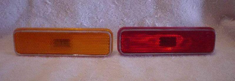 1972 - 1980 dodge or plymouth duster cuda side marker lights new set of 4 12c