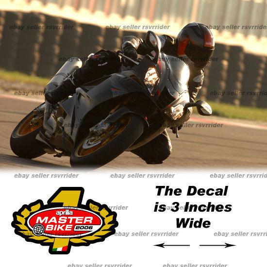 Aprilia masterbike decal sticker fits all models