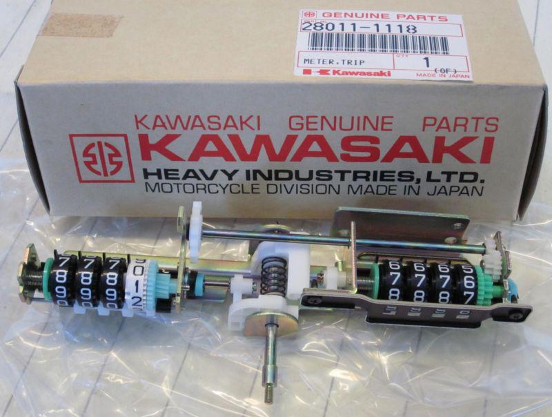 Kawasaki zx1100 c1 zzr 600 1100 d2 ex 500 d ninja trip meter 28011-1118 nos