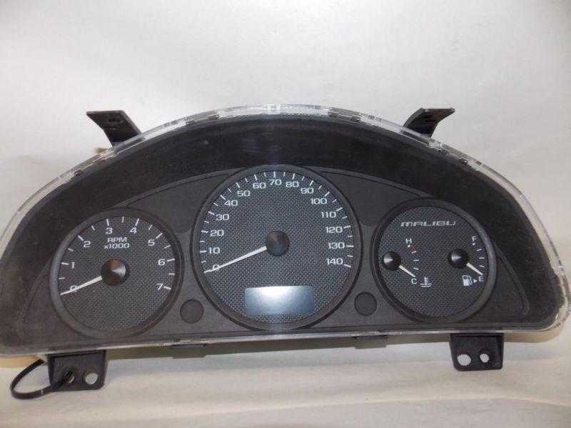 05-05 chevy malibu  instrument cluster speedometer 2005 #7191