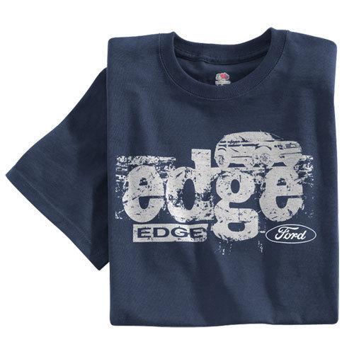 New 07 08 09 10 11 blue ford edge 100% cotton mens size m l or xxl tee shirt!
