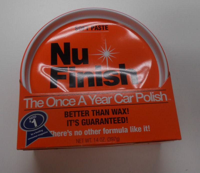 Nu finish soft paste the once a year car polish 14oz brand new