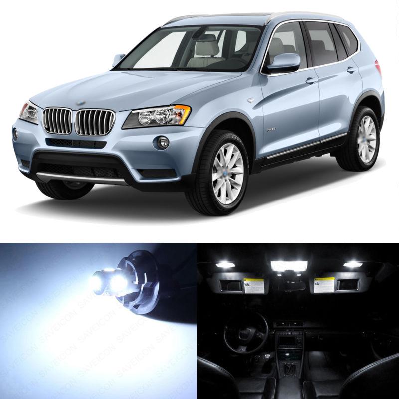 14 x error free white led interior light package for 2011-2014 bmw x3 series f25