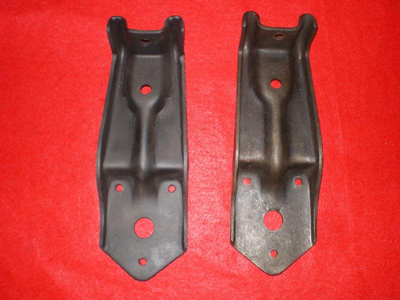 Ford model t original nos oil pan brackets for early 3 dip pan with three rivets