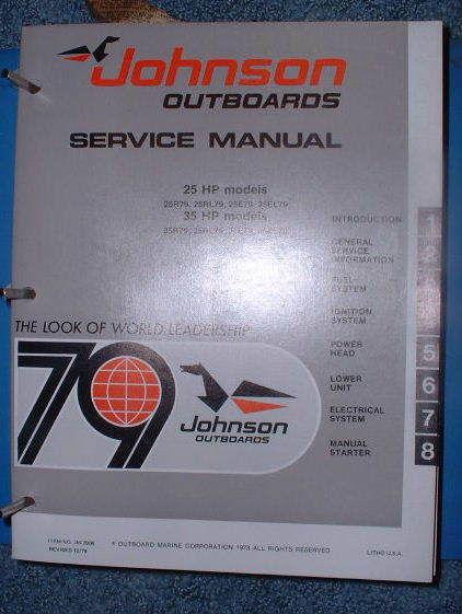 *1979 johnson 25-35hp models service manual (super nice)