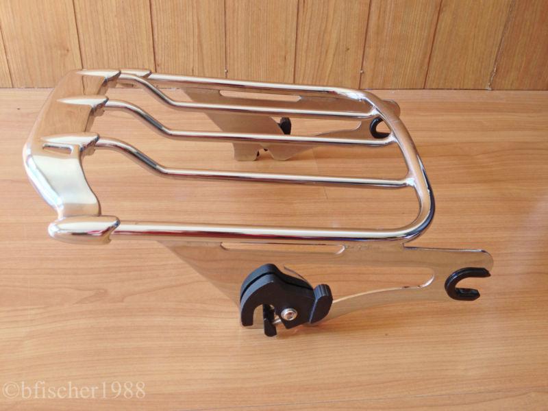 Detachable air wing two up luggage rack for harley davidson touring 2009-2013