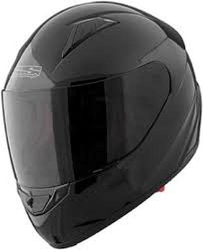 New speed & strength ss1500 solid speed full-face adult helmet, gloss black, xs