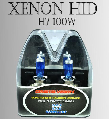 Aff h7 m-box 100w pair high/ low/ fog light xenon hid super white light bulbs q9
