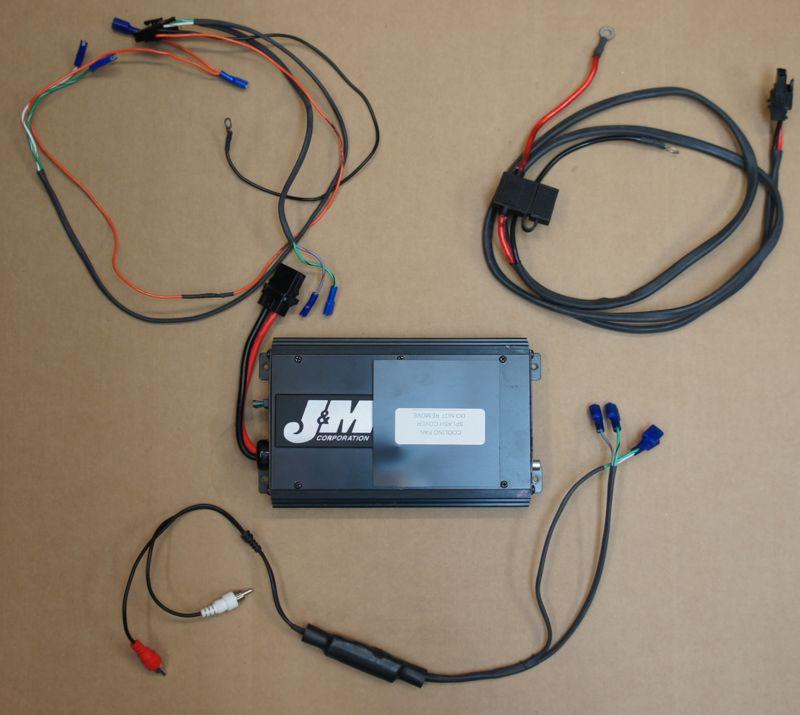 Used j&m 250 watt amp flhx flht 2 channel jamp-250hc06 amplifier harley bagger