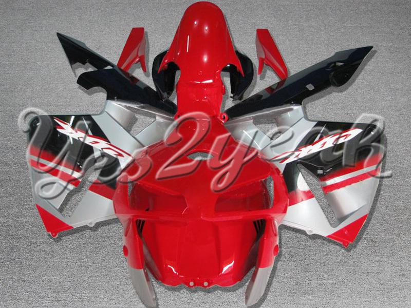 Injection molded fit 2005 2006 cbr600rr 05 06 silver red fairing zn1052