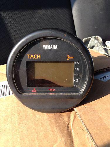 Yamaha lcd marine speedometer, trip, time, battery, fuel gauge and tac meter