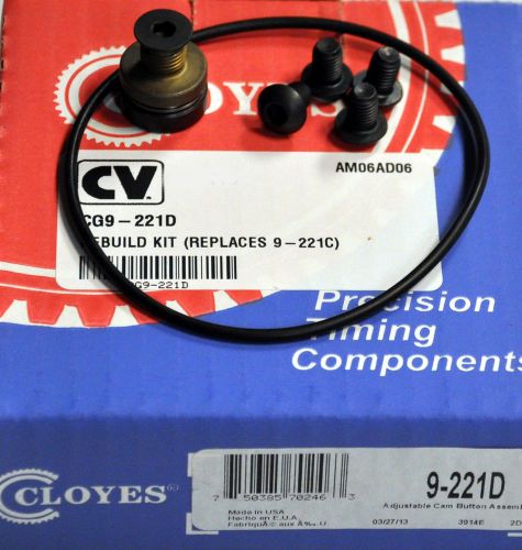 Cloyes gears 9-221d quick button timing cover cam button kit for 9-221
