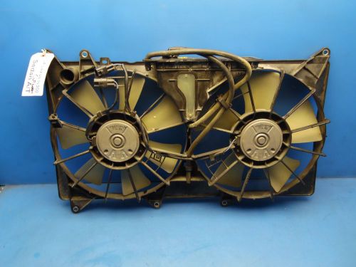 01-05 lexus is300 oem radiator &amp; a/c condenser cooling fan motor shroud assembly