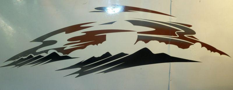 2 new boat rv car trailer graphic decals 109 x 29