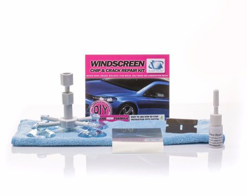 Windshield chip and crack repair diy kit, auto glass repair, car glass repair