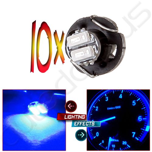 10x t3 blue neo wedge 3014 2-smd led bulb cluster panel climate light lamp 8mm