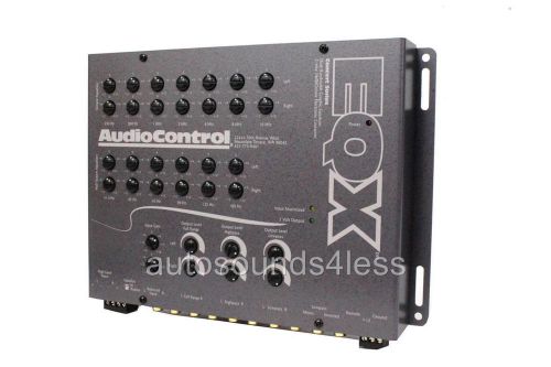 Audiocontrol eqx (grey) 2 channel 7 band trunk graphic equalizer crossover new