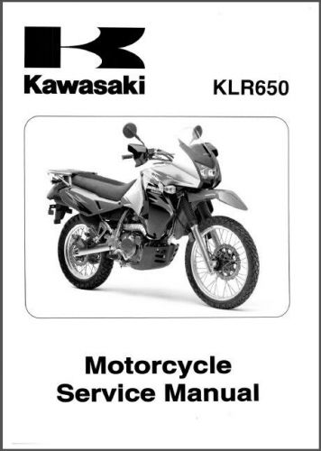 2008-2014 kawasaki klr650 service repair manual cd   -   klr 650