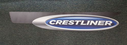 New crestliner boat sign 55&#034;x10&#034;