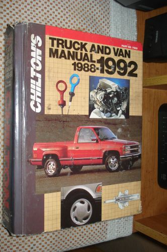 1988-1992 truck service manual shop book chevy ford dodge jeep toyota 89 90 91