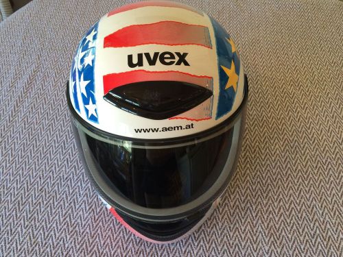 Very rare uvex cart racing helmet full face limited edition 666 art of the cart