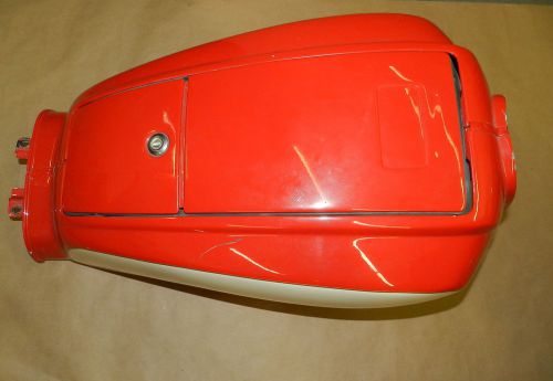Honda gl1100 gas tank cover  red &amp; cream 1981