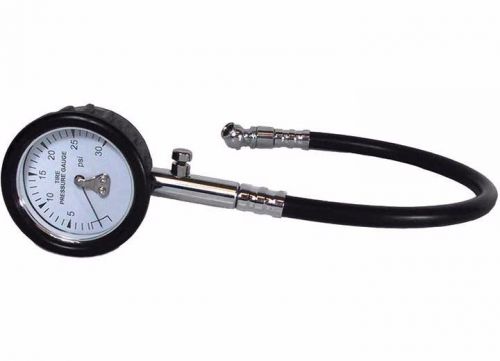 Big end products 15152 0-30 tire pressure gauge 2-5/8 dial rubber check valve