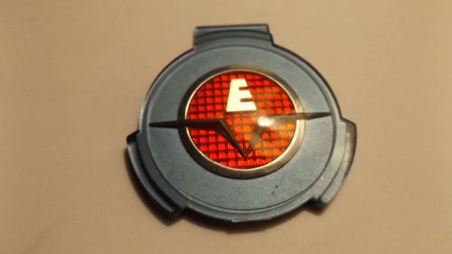 Evinrude dash plate key &amp; choke panel emblem nos - rare  ( td2)
