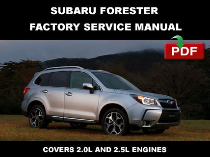 Subaru 2010 2011 2012 2013 2014 forester service repair oem diagnostic manual