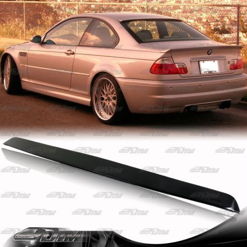 Abs plastic rear roof window visor spoiler wing for 1999-2005 bmw 3-series coupe