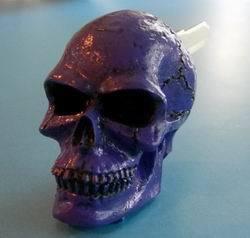 Purple  huge skull for kawasaki zr7/zr7s/zrx1100/zrx1200/zx12r/zzr1200/zx10r