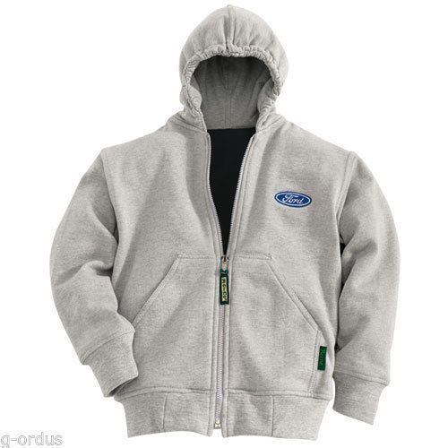 New ford motor company youth 6-8 year old small thermal lined sweatshirt hoodie!