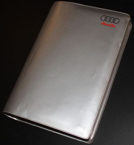 1999 audi a4 owner&#039;s manual booklet set 99 audio radio system user&#039;s guide case
