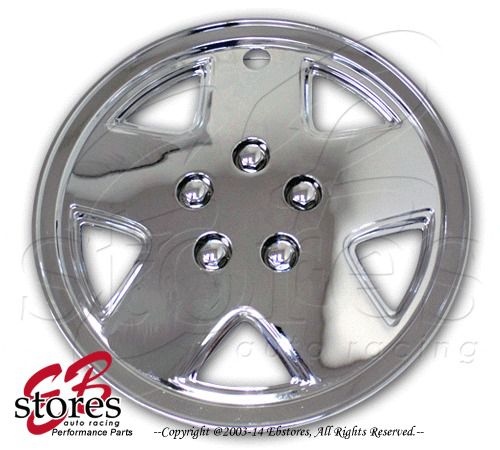 14 inch chrome hubcap wheel skin cover hub caps (14&#034; inches style#050) 4pcs set