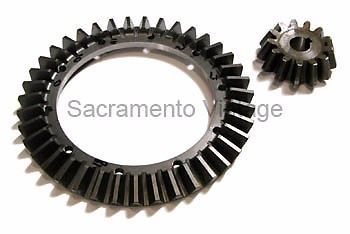 Ford model t usa high speed 3:1 ring gear &amp; pinion 1923 1924 1925 1926 1927