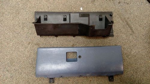 Oem 87-93 mustang ssp, lx, gt blue glove box door and inner section