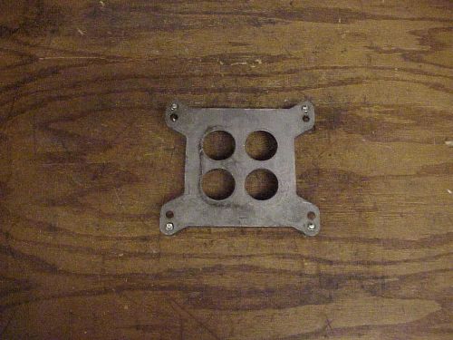 Aluminum .500&#034; thick 4 hole tapered holley carburetor spacer mh60