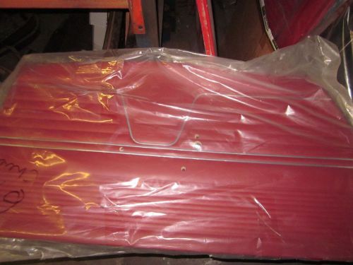 69 chevelle red front non-assembled door panels